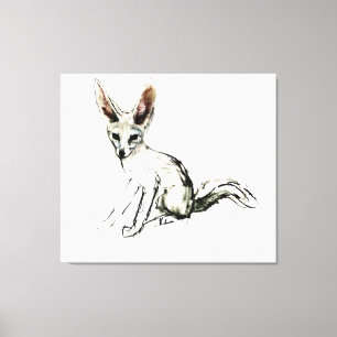 Foxy Canvas Print