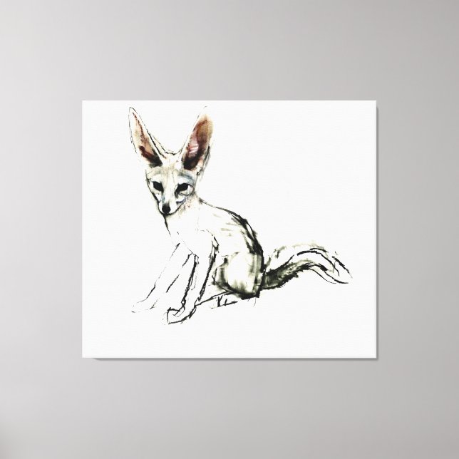 Foxy Canvas Print (Front)