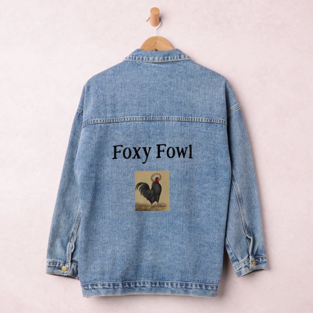Foxy Fowl  Denim Jacket (Hangar)