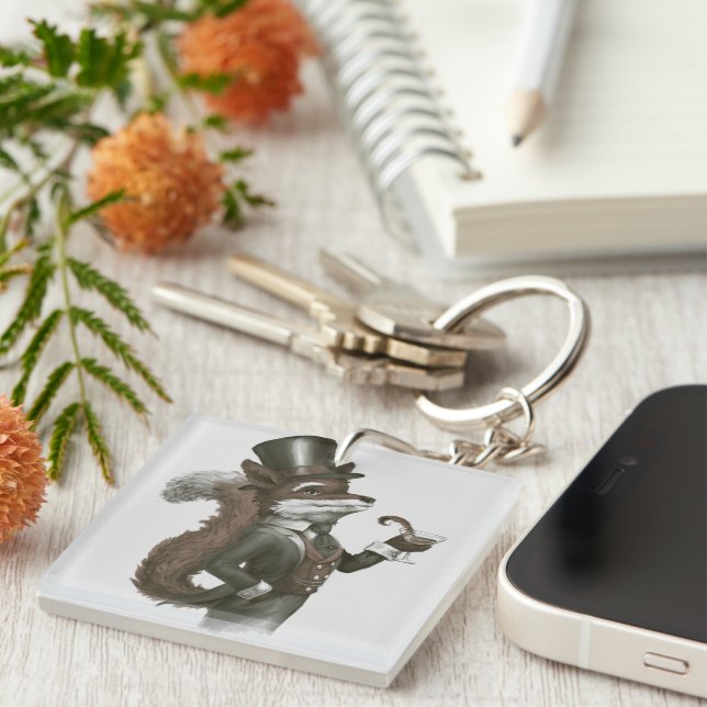 Foxy Fox Key Ring (Front Right)