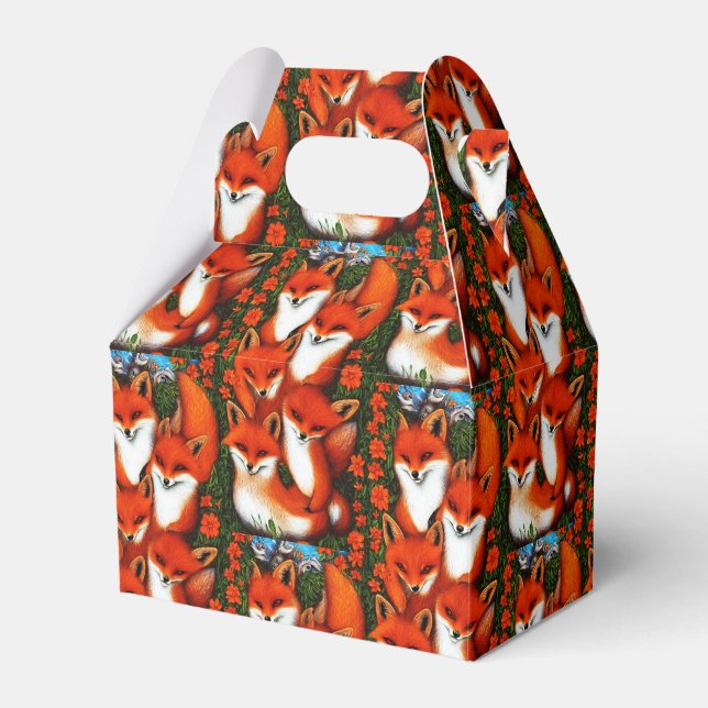 Foxy Fun  Favour Box (Front Side)