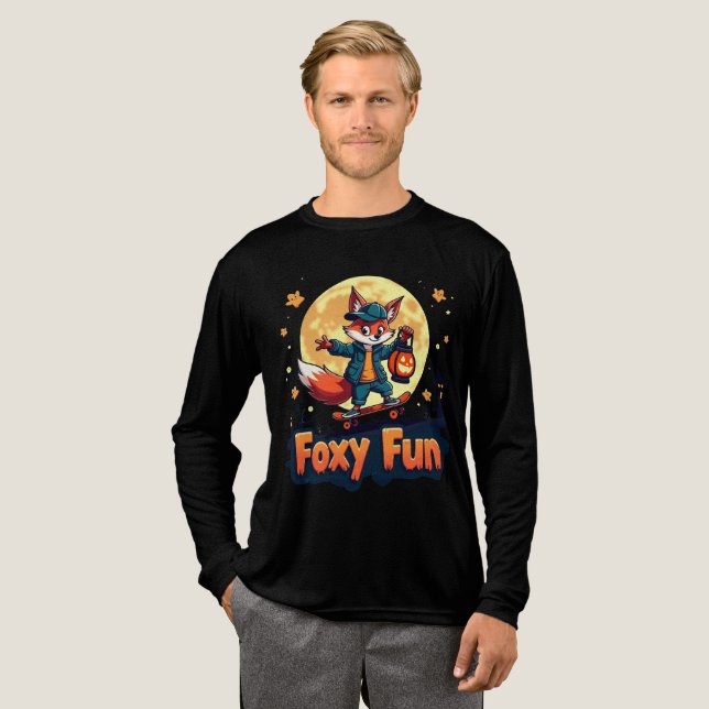 Foxy Fun Halloween Skate Tee (Full Front)
