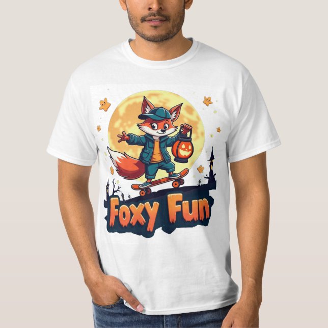 Foxy Fun Halloween Skate Tee (Front)