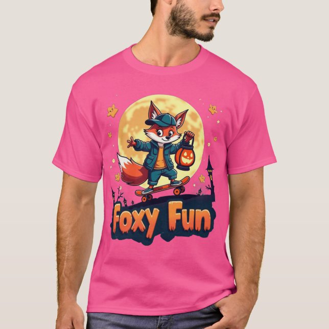 Foxy Fun Halloween Skate Tee (Front)