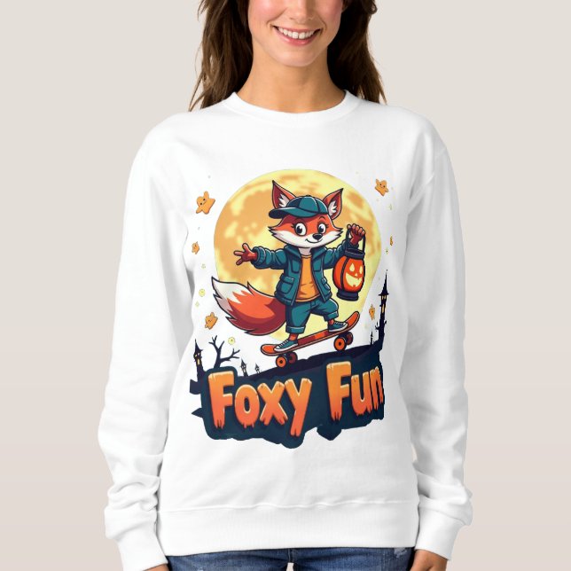 Foxy Fun Halloween Skate Tee (Front)