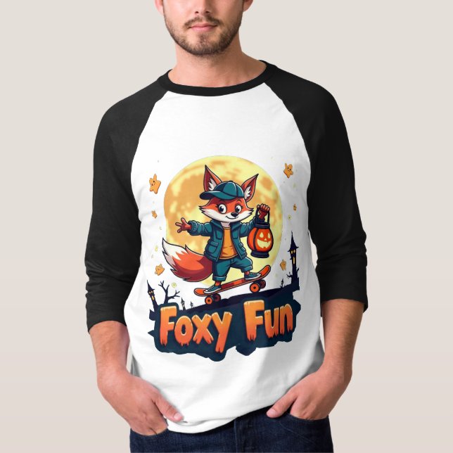 Foxy Fun Halloween Skate Tee (Front)