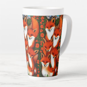 Foxy Fun  Latte Mug