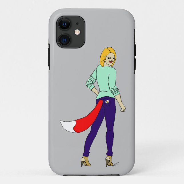 foxy girl   Case-Mate iPhone case (Back)