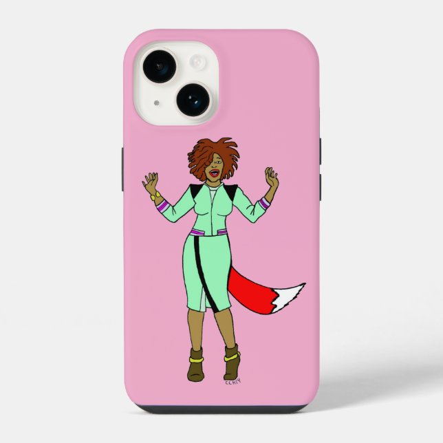 Foxy Girl iPhone Case (Back)