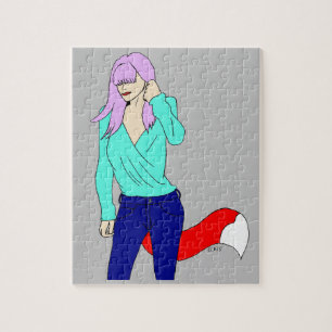 foxy girl   jigsaw puzzle