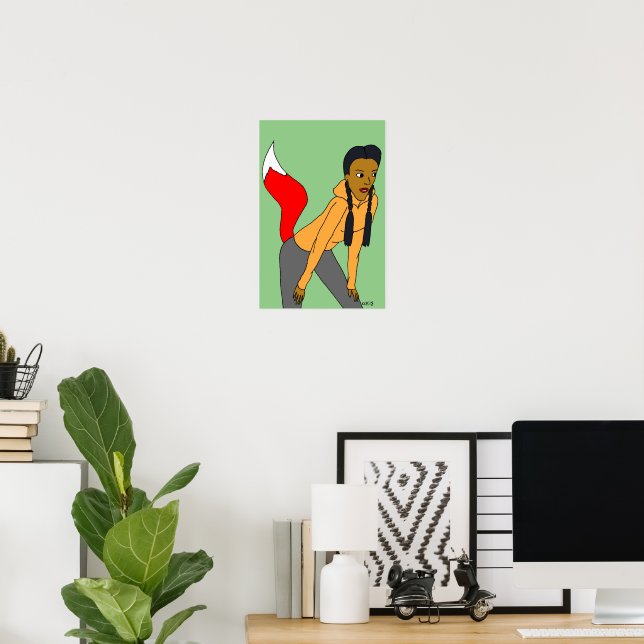foxy girl  poster (Home Office)