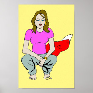 foxy girl  poster
