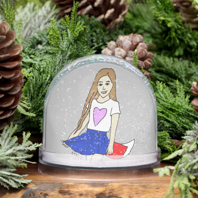foxy girl  snowglobe (Winter)