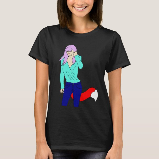 foxy girl   T-Shirt (Front)
