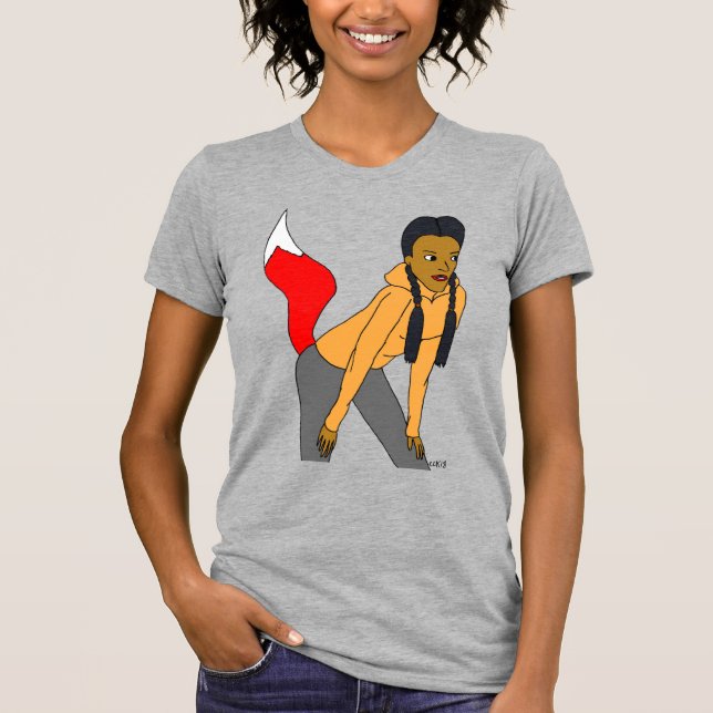 foxy girl   T-Shirt (Front)