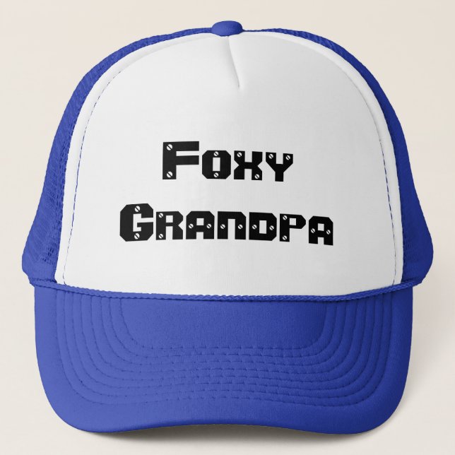 Foxy Grandpa Trucker Hat (Front)