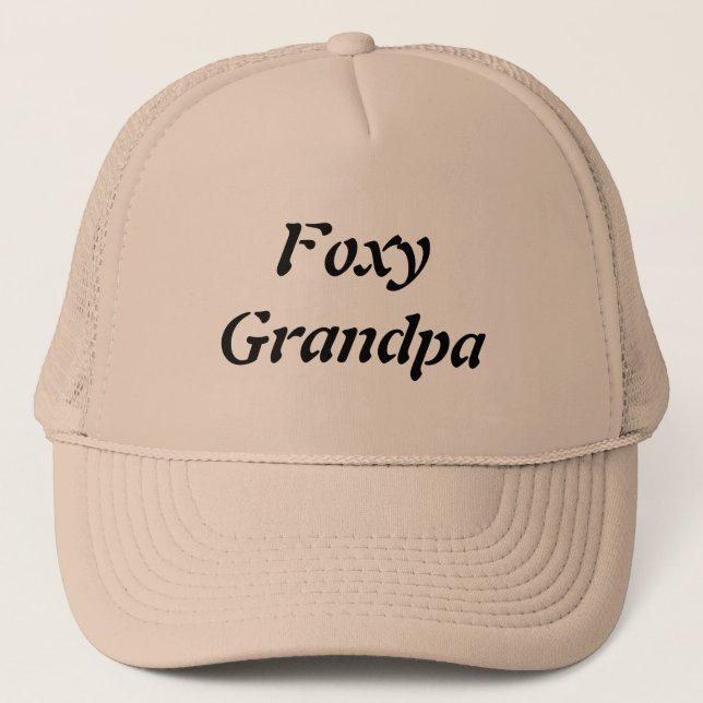 Foxy Grandpa Trucker Hat (Front)