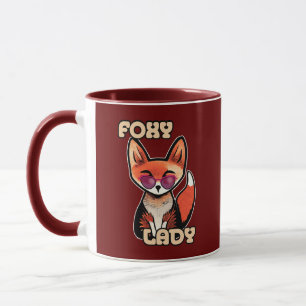 Foxy Lady   Cute Fox Mug