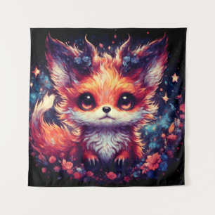 Foxy Little Devil Tapestry