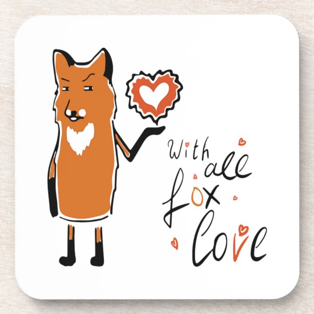 Foxy Love Coaster (Front)