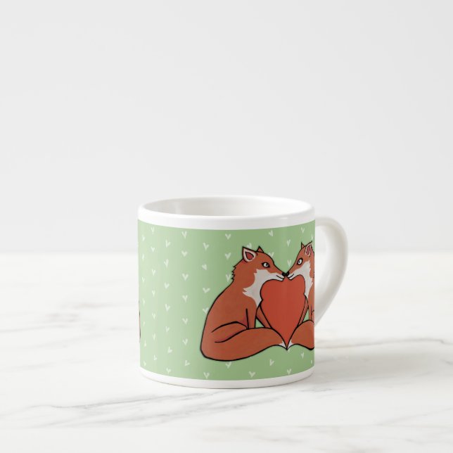 Foxy Love Espresso Mug (Front Right)
