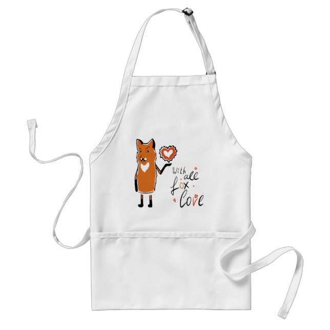 Foxy Love Standard Apron (Front)