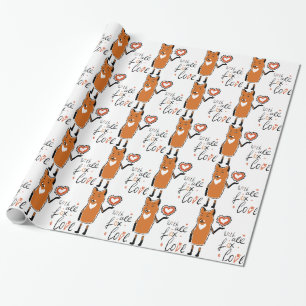 Foxy Love Wrapping Paper