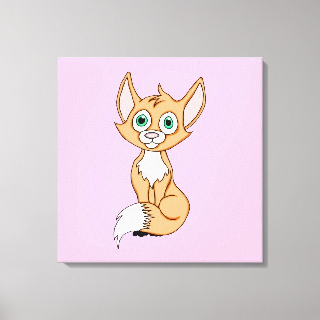 Foxy Roxy 24 x 24 Canvas Print (Front)