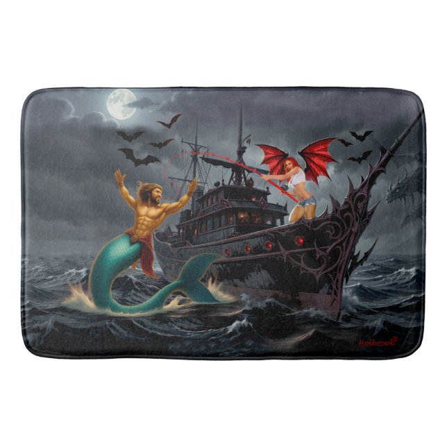 Foxy Roxy Vampire Rebel-High Seas  Bath Mat (Front)