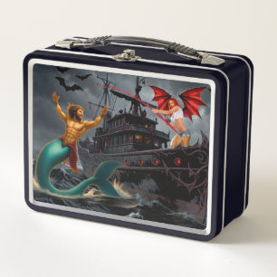 Foxy Roxy Vampire Rebel Metal Lunch Box