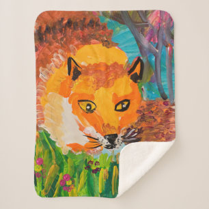 Foxy Sherpa Blanket