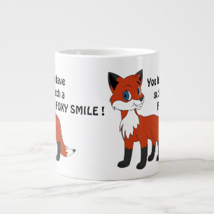FOXY SMILE ! LARGE COFFEE MUG