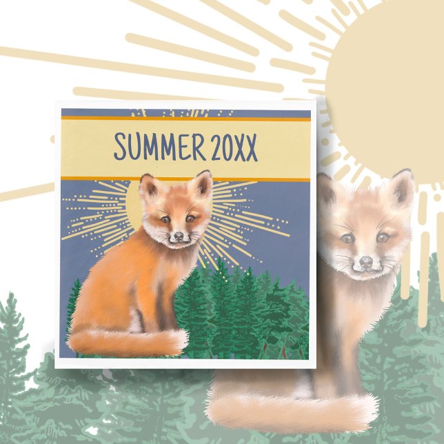Foxy Summer Paper Napkin (Creator Uploaded)