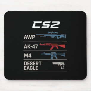 Fps Gamer Funny Cs First Person Competitive Gaming Mouse Pad