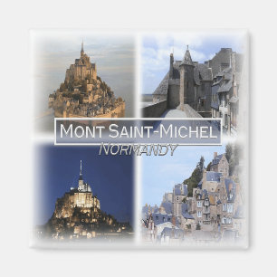 FR0128 Europe, France, Mont Saint-Michel, Fridge Magnet