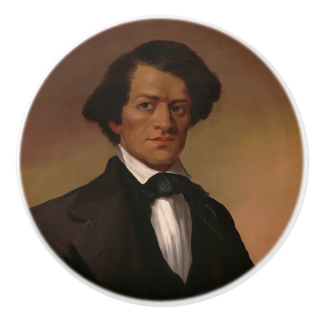 Fr3d3rick Bailey Douglass: Civil Rights Legend   Ceramic Knob (Front)