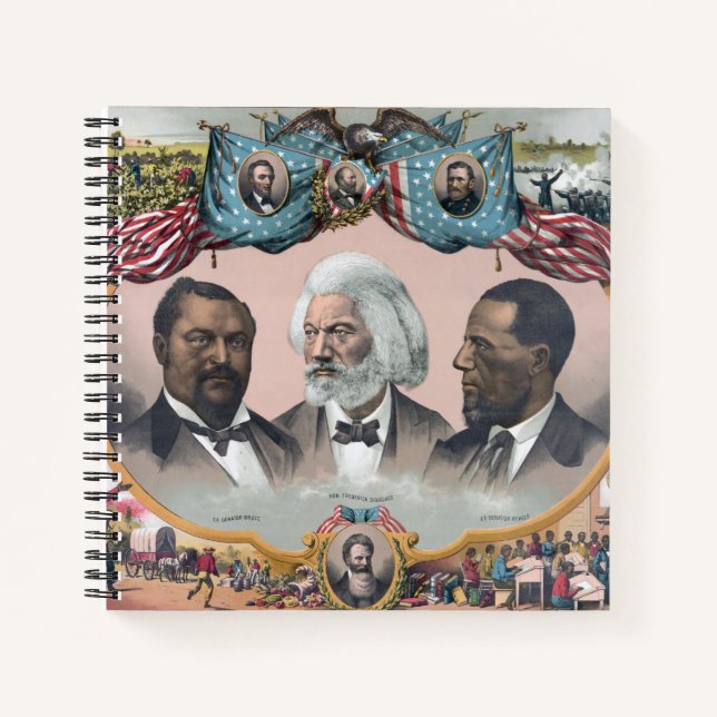 Fr3d3rick Bailey Douglass with Black Abolitionist  Notebook (Front)