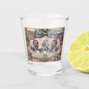 Fr3d3rick Bailey Douglass with Black Abolitionist Shot Glass