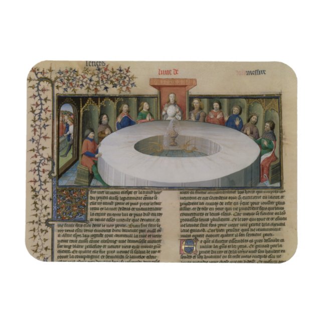Fr.120 f.524v The Knights of the Round Table from Magnet (Horizontal)
