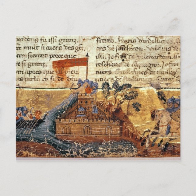 Fr 4972 f.1: Jerusalem in the Crusades Postcard (Front)