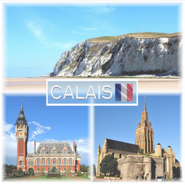 FR Calais - Cap Blanc Nez - Hotel de Ville - (Front)