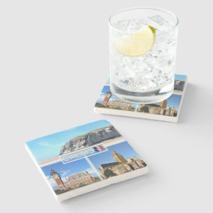 FR Calais - Cap Blanc Nez - Hotel de Ville - Stone Coaster