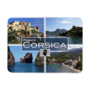 FR France - Corse - Corsica. Calvi - Osani  Port - Magnet