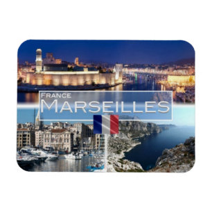 FR France - Marseilles - Old Port - Bay of Morgiou Magnet