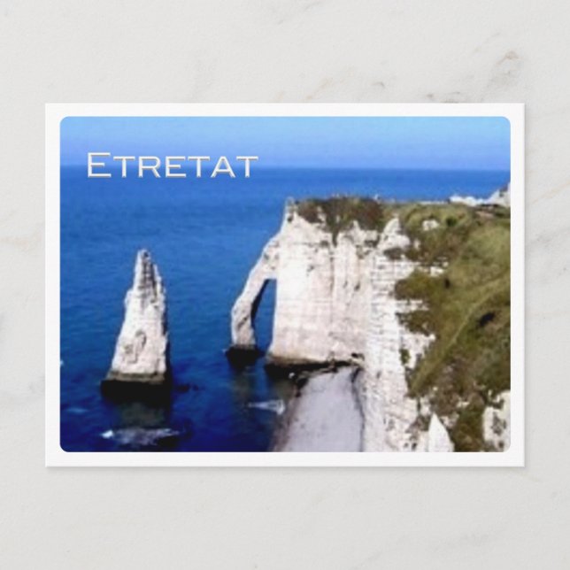 FR France - Normandy -  Etretat  - The cliffs - Postcard (Front)