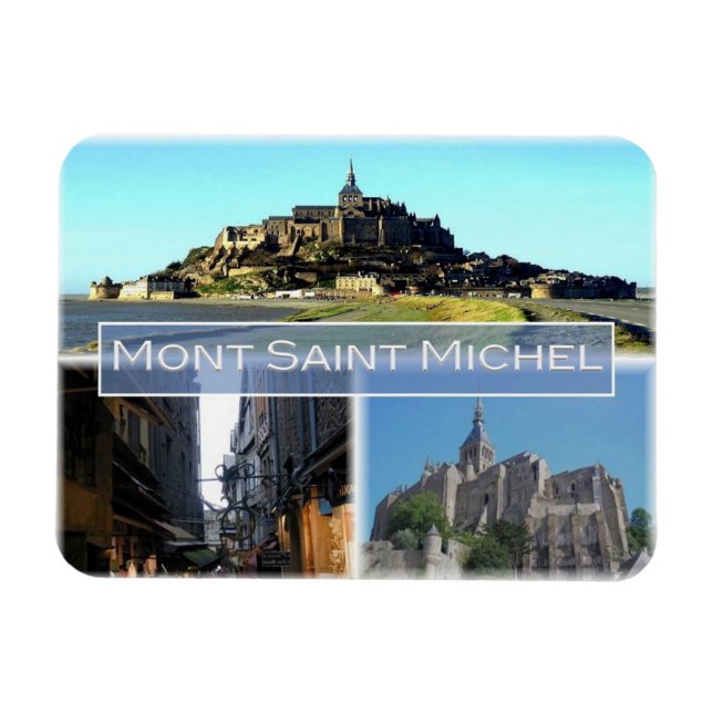 FR France - Normandy -  Mont Saint Michel - Magnet (Horizontal)