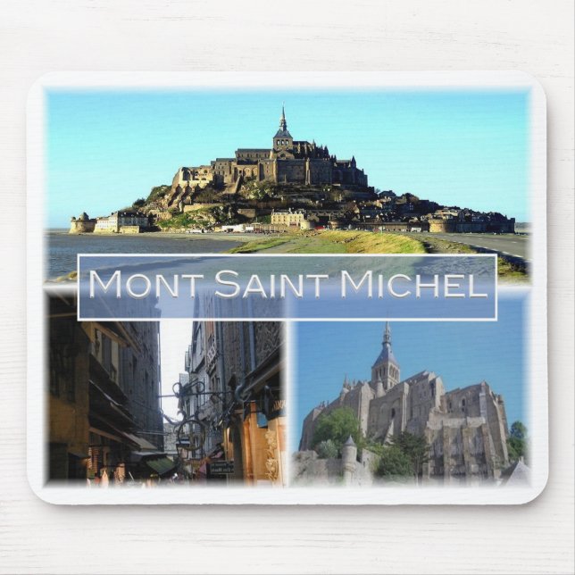 FR France - Normandy -  Mont Saint Michel - Mouse Pad (Front)