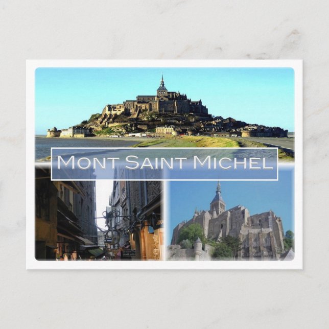 FR France - Normandy -  Mont Saint Michel - Postcard (Front)