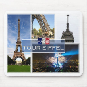 FR France - Paris - The Eiffel Tower - Mouse Pad