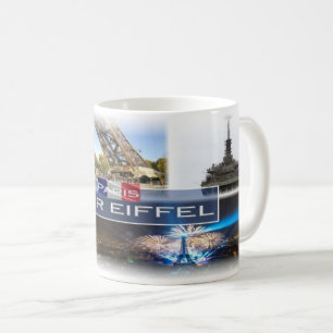 FR  France - The Eiffel Tower Paris - Coffee Mug